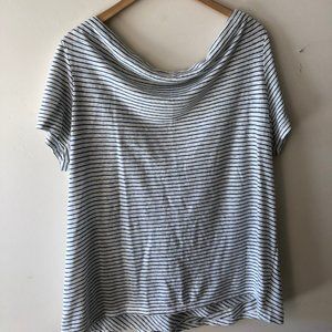 Anthropologie Beachy striped blouse